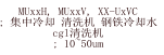 MUxxH, MUxxV, XX-UxVC ; 集中冷却 清洗机 钢铁冷却水  cgl清洗机 ; 10~50um